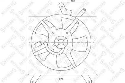 Вентилятор STELLOX 29-99347-SX