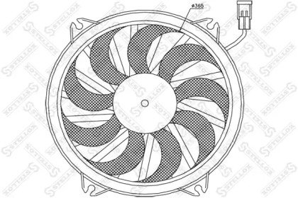 Вентилятор STELLOX 29-99370-SX