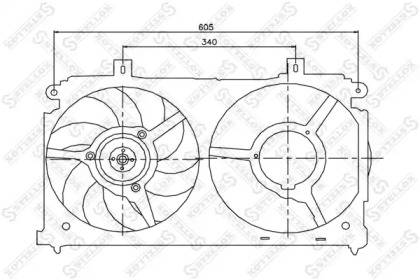 Вентилятор STELLOX 29-99389-SX