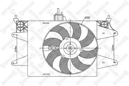Вентилятор STELLOX 29-99398-SX