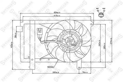 Вентилятор STELLOX 29-99411-SX