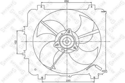 Вентилятор STELLOX 29-99422-SX
