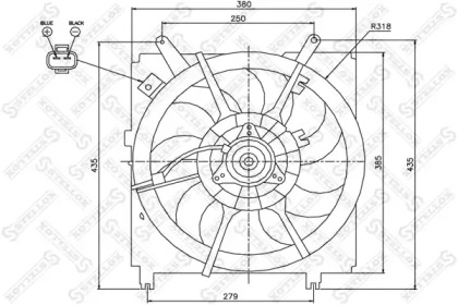 Вентилятор STELLOX 29-99432-SX