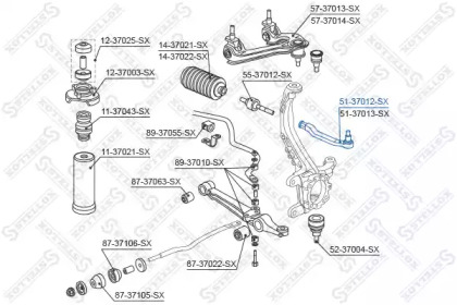 Шарнир STELLOX 51-37012-SX