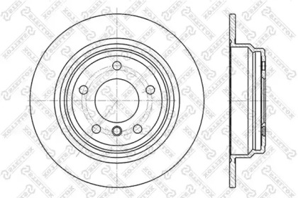 Тормозной диск STELLOX 6020-1537-SX