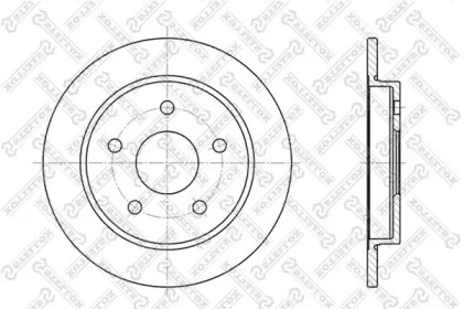 Тормозной диск STELLOX 6020-2522-SX