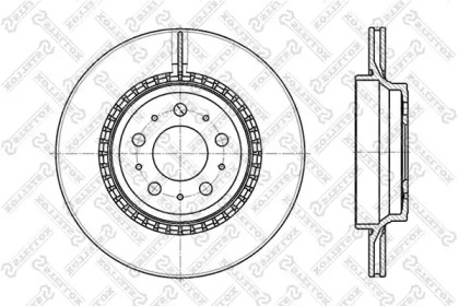 Тормозной диск STELLOX 6020-4852V-SX