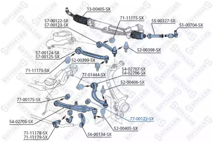 Подвеска STELLOX 77-00122-SX