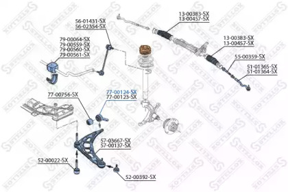 Подвеска STELLOX 77-00124-SX