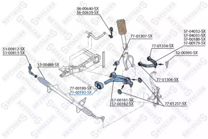 Подвеска STELLOX 77-00192-SX