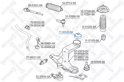 Подвеска STELLOX 77-00520-SX