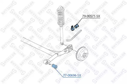 Подвеска STELLOX 77-00696-SX