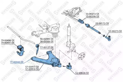 Подвеска STELLOX 77-00940-SX