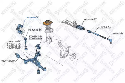 Подвеска STELLOX 79-00467-SX