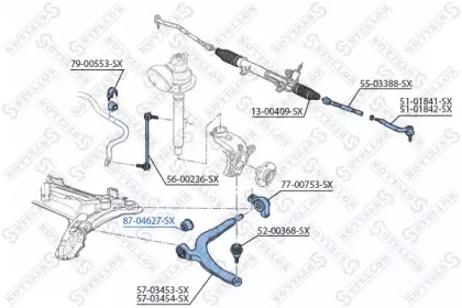 Подвеска STELLOX 87-04627-SX