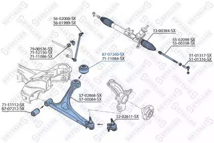 Подвеска STELLOX 87-07260-SX