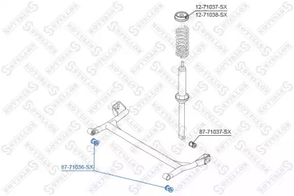 Подвеска STELLOX 87-71036-SX