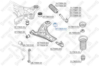 Подвеска STELLOX 87-73020-SX