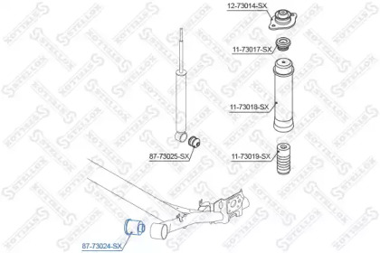 Подвеска STELLOX 87-73024-SX