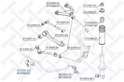 Подвеска STELLOX 89-51031-SX