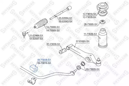 Подвеска STELLOX 89-73018-SX