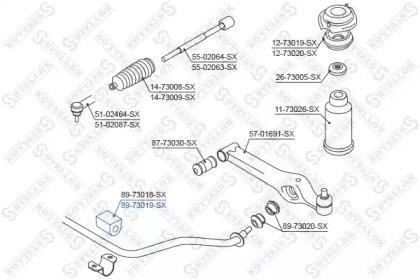 Подвеска STELLOX 89-73019-SX