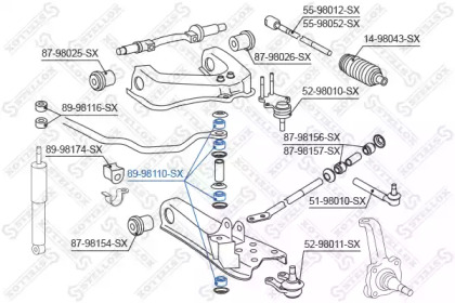 Подвеска STELLOX 89-98110-SX