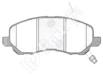 Комплект тормозных колодок IPS Parts IBD-1088