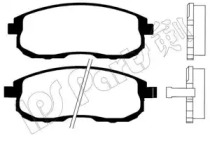 Комплект тормозных колодок IPS Parts IBD-1143