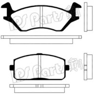 Комплект тормозных колодок IPS Parts IBD-1202