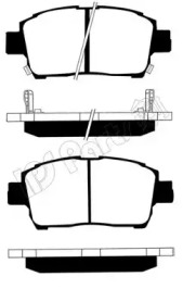 Комплект тормозных колодок IPS Parts IBD-1203