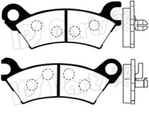 Комплект тормозных колодок IPS Parts IBD-1303