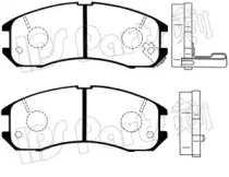 Комплект тормозных колодок IPS Parts IBD-1331