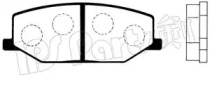 Комплект тормозных колодок IPS Parts IBD-1803