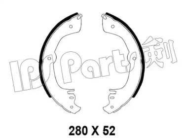 Тормозные колодки IPS Parts IBL-4003