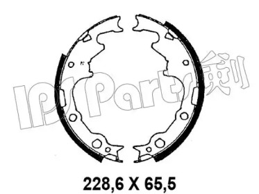 Тормозные колодки IPS Parts IBL-4056