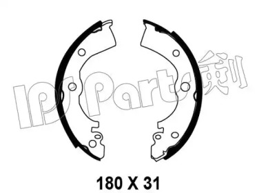 Тормозные колодки IPS Parts IBL-4142