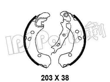 Тормозные колодки IPS Parts IBL-4190