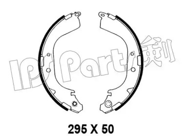 Тормозные колодки IPS Parts IBL-4196