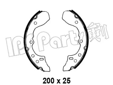 Тормозные колодки IPS Parts IBL-4327