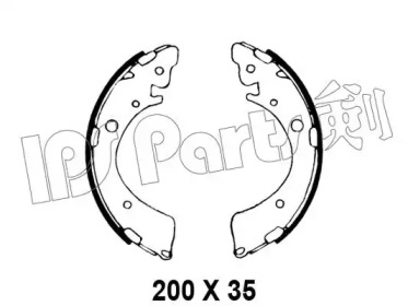 Тормозные колодки IPS Parts IBL-4494