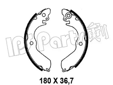 Тормозные колодки IPS Parts IBL-4587