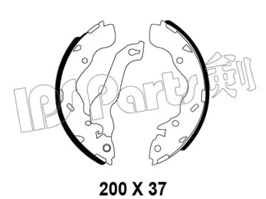 Тормозные колодки IPS Parts IBL-4592