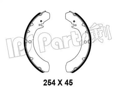 Тормозные колодки IPS Parts IBL-4600