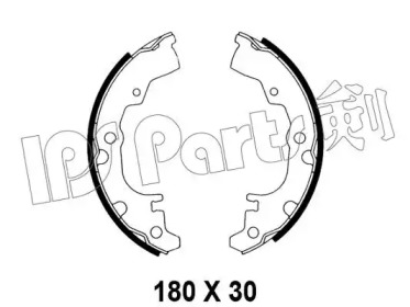 Тормозные колодки IPS Parts IBL-4603