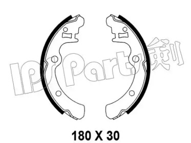 Тормозные колодки IPS Parts IBL-4704