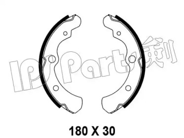 Тормозные колодки IPS Parts IBL-4705