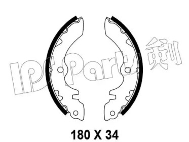 Тормозные колодки IPS Parts IBL-4802