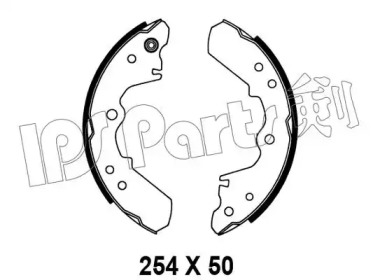 Тормозные колодки IPS Parts IBL-4904