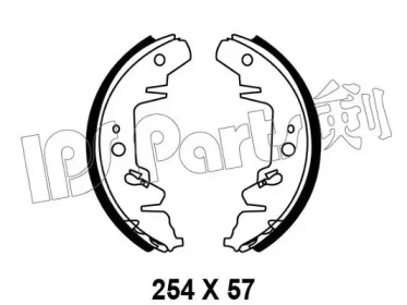 Тормозные колодки IPS Parts IBL-4K02